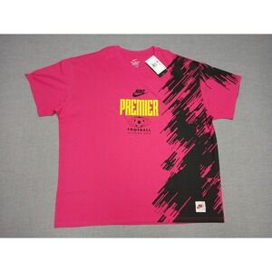 Nike Max90 OC Premier Football Tee Pink Black Graphic Men's 2XL
